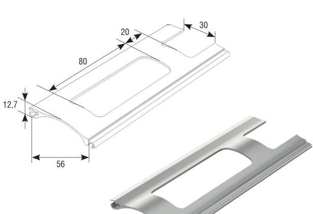 Профілі ролетні екструдовані RHЕ56GМ