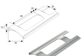 Профілі ролетні екструдовані RHЕ56GМ