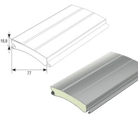 Профілі ролетні з пінним наповнювачем RH77М